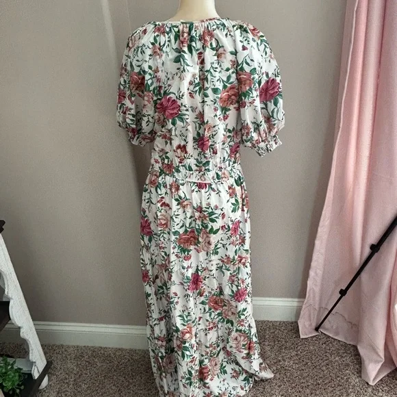 EUC Anthropologie The Somerset Maxi Dress: Puff-Sleeve Edition(size Large) - Picture 6 of 10